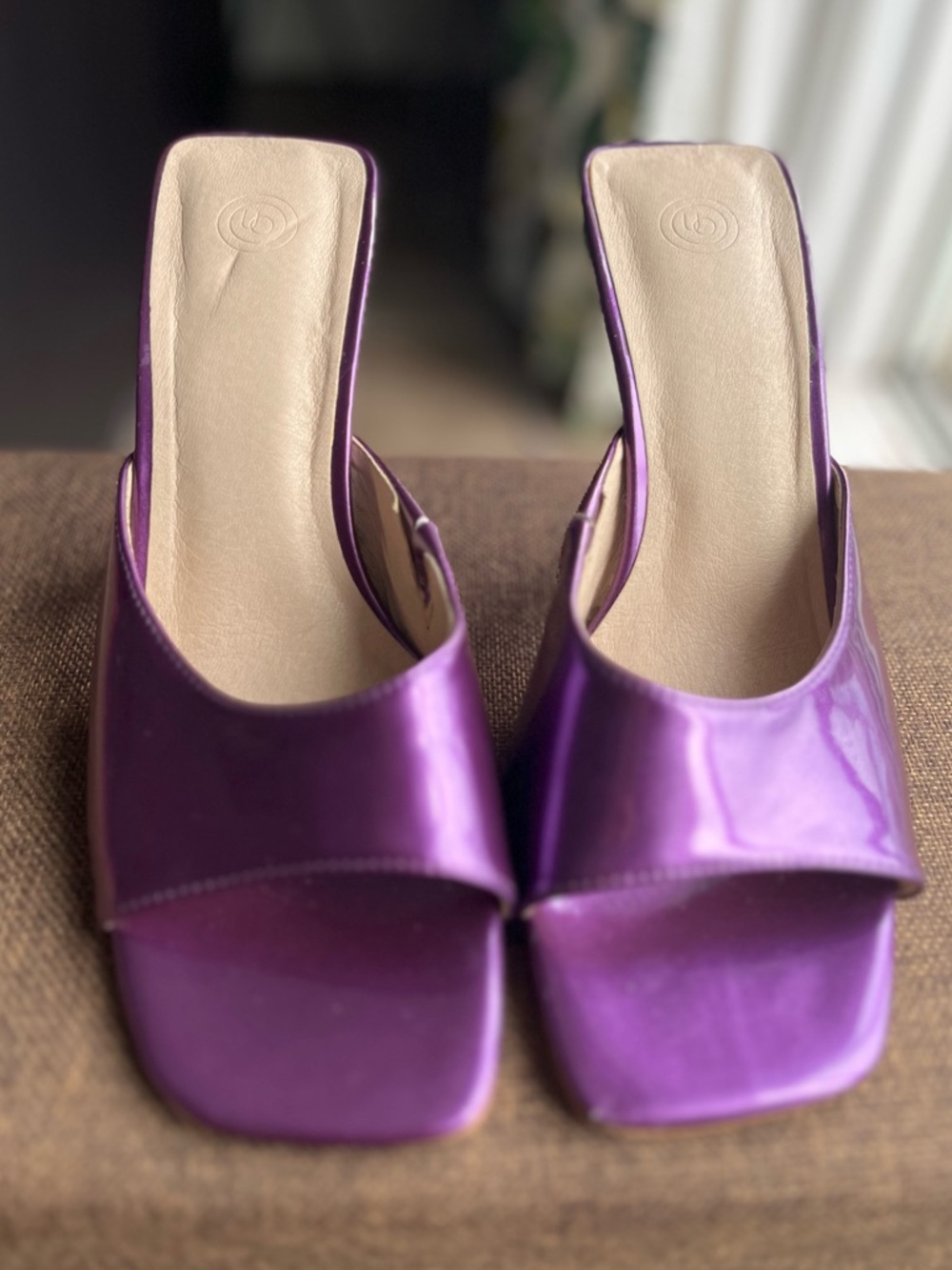 Urban Outfitters Evie Mule Heel - Purple US 9/ EU 40